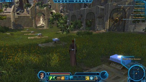 Po użyciu konsoli trzeba odczekać chwilę, aby móc to zrobić ponownie lub użyć kolejnej - (L04) Trails in Kaleth | Jedi Consular | Star Wars The Old Republic - Star Wars: The Old Republic - poradnik do gry