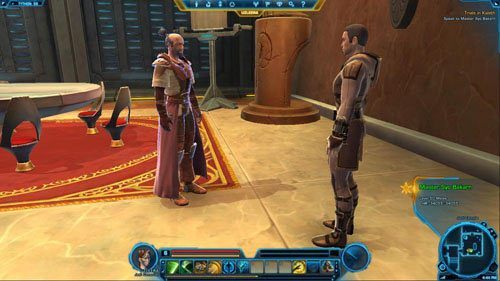 Pozostaje ci tylko powrócić do Master Yuon Par, która stoi w Qyzenem Fessem w [1] - (L04) Trails in Kaleth | Jedi Consular | Star Wars The Old Republic - Star Wars: The Old Republic - poradnik do gry