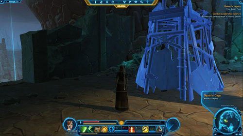 Po krótkiej rozmowie Qyzen Fess stanie się twoim pierwszym towarzyszem (Companion), a ty otrzymasz wpis do encyklopedii - Persons of Note: Qyzen Fess (Consular) - warty 450 XP - (L07) Rajivaris Legacy | Jedi Consular | Star Wars The Old Republic - Star Wars: The Old Republic - poradnik do gry