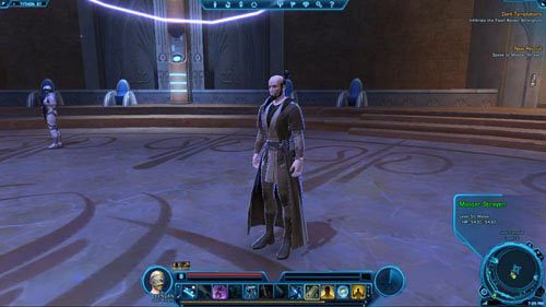 Opuść Świątynię Jedi i ruszaj na południe przez Elarian Trail do obszaru Tythos River Valley - (L06) New Recruit | Tython | Star Wars The Old Republic - Star Wars: The Old Republic - poradnik do gry