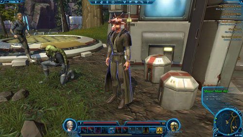 zaś Master Kalisa Gehso stoi w Świątyni Jedi w [2] - (L06) Flesh Raider Fact-finding | Tython | Star Wars The Old Republic - Star Wars: The Old Republic - poradnik do gry