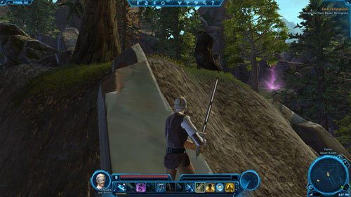 Podbiegnij do leżącego pod posągiem Datacronu i zabierz go - Galactic History 10 (+2 Willpower) | Datacrons | Star Wars The Old Republic - Star Wars: The Old Republic - poradnik do gry