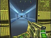 Po jednej stronie będzie mnóstwo wejść do pomieszczeń załogi, po drugiej tylko dwa, prowadzące do KOMPUTERA - Misja 11: The Blood of Icarus - Codename: Outbreak - poradnik do gry