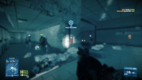 Widok z perspektywy osoby przygważdżanej - Przygważdżanie | Bronie, Ekwipunek i Specjalizacje | Battlefield 3 - Battlefield 3 - poradnik do gry