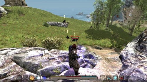 Idąc wzdłuż drogi natkniesz się na gospodarstwo niejakiego Armina (M1, 2), który boryka się z problemem agresywnych wilków - W imieniu króla | Opis przejścia gry Arcania Fall of Setarrif - Arcania: Fall of Setarrif - poradnik do gry