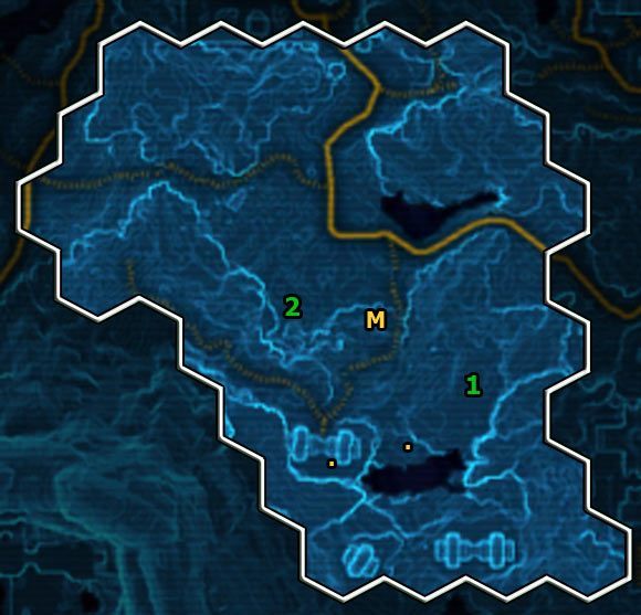 Za odkrycie tej lokacji otrzymasz 260 XP - (07) Avilatan Badlands | Miejsca | Star Wars The Old Republic - Star Wars: The Old Republic - poradnik do gry