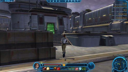 Tam odnajdziesz w [8] siedzącą za biurkiem Lin - (L05) The Spy | Trooper | Star Wars The Old Republic - Star Wars: The Old Republic - poradnik do gry