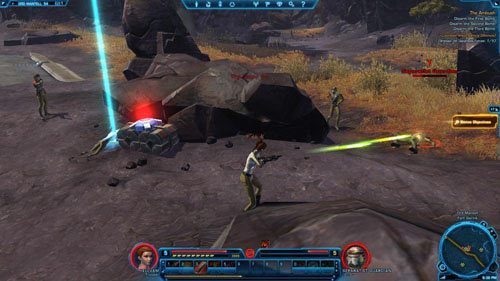 Przy każdej bombie stoi czterech separatystów - (L05) The Ambush | Trooper | Star Wars The Old Republic - Star Wars: The Old Republic - poradnik do gry