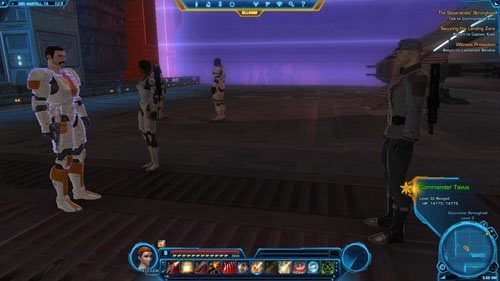 Do pokonania czeka cię kilku Imperial Soldiers (których można łatwo pokonać jakimś atakiem obszarowym) oraz Colonel Vorr [+] (jego zostaw sobie na koniec) - (L10) The Separatists Stronghold | Trooper | Star Wars The Old Republic - Star Wars: The Old Republic - poradnik do gry