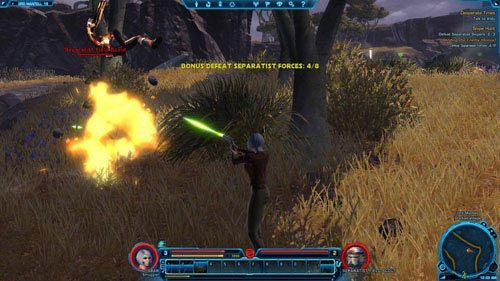 Separatist Snipers znajdują się w różnych miejscach na południu - na drodze do Fortu Garnik - (L03) Snipe Hunt | Ord Mantell | Star Wars The Old Republic - Star Wars: The Old Republic - poradnik do gry