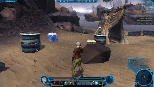 Jeśli nie masz już nic do zrobienia w Northern Talloran lub Talloran Village, zdecyduj, komu oddasz pamiątkę rodową (spójrz do poniższych tabel po szczegóły) - (L05) Scavenger Hunt | Ord Mantell | Star Wars The Old Republic - Star Wars: The Old Republic - poradnik do gry