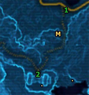 Porozmawiaj z S3-E3 stojącym w [1] i zaoferuj swoją pomoc, aby dostać tę misję - (L07) Generator Problems | Ord Mantell | Star Wars The Old Republic - Star Wars: The Old Republic - poradnik do gry