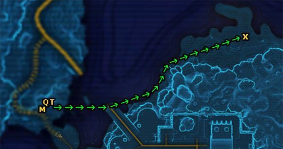 W przypadku tego Datacronu wymogiem będzie nie tylko cierpliwość (droga jest dość długa), lecz także przynajmniej szósty poziom postaci - Galactic History 14 (Matrix Shard) | Datacrons | Star Wars The Old Republic - Star Wars: The Old Republic - poradnik do gry