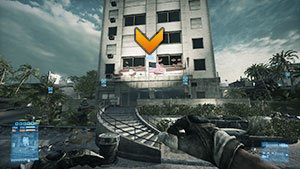 HOTEL // C - Półwysek Sharqi (1) | Mapy Battlefield 3 Powrót do Karkand - Battlefield 3: Powrót do Karkand - poradnik do gry