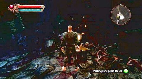 Gdy wstępna animacja dobiegnie końca, pobiegnij w stronę zaznaczonego na mapie punktu - Kingdoms of Amalur Reckoning: Well of Souls - solucja, opis przejścia - Kingdoms of Amalur: Reckoning - poradnik do gry