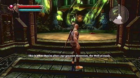 Gdy skończysz przeszukiwanie, wbiegnij po pobliskich schodach na górę i przejść przez drzwi, które automatycznie się przed tobą otworzą - Kingdoms of Amalur Reckoning: Well of Souls - solucja, opis przejścia - Kingdoms of Amalur: Reckoning - poradnik do gry