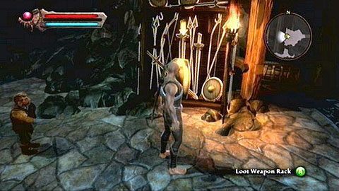 Natkniesz się tam na kolejne wrota, które musisz otworzyć pociągając za stojącą przed nimi dźwignię - Kingdoms of Amalur Reckoning: Well of Souls - solucja, opis przejścia - Kingdoms of Amalur: Reckoning - poradnik do gry