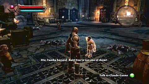 Biegnąc cały czas przed siebie (przytrzymując A będziesz biegł sprintem) i zabijając kolejne stwory, dotrzesz do gnomskiej zbrojowni - Kingdoms of Amalur Reckoning: Well of Souls - solucja, opis przejścia - Kingdoms of Amalur: Reckoning - poradnik do gry