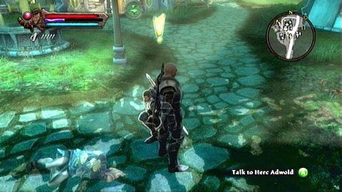 Aby rozpocząć zadania porozmawiaj z żołnierzem klęczącym na ranną kobietą M1(5) - Kingdoms of Amalur Reckoning: Odarath I (1) - solucja, opis przejścia - Kingdoms of Amalur: Reckoning - poradnik do gry