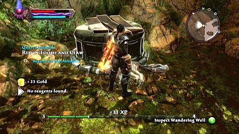 Dowiesz się od niego, że studnia cały czas zmienia swoją lokalizacje - Kingdoms of Amalur Reckoning: Odarath II (1) - solucja, opis przejścia - Kingdoms of Amalur: Reckoning - poradnik do gry