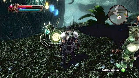 Twoim celem są trzy zaznaczone na mapie rośliny Heartvine - Kingdoms of Amalur Reckoning: Odarath II (3) - solucja, opis przejścia - Kingdoms of Amalur: Reckoning - poradnik do gry