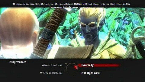Porozmawiaj z królem Wencenem w House of Ballads M2(9) - Kingdoms of Amalur Reckoning: Odarath II (3) - solucja, opis przejścia - Kingdoms of Amalur: Reckoning - poradnik do gry