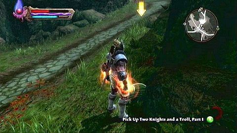 Pierwszy Fae Cairn znajdziesz niedaleko wejścia do Sunder Caverns M7(11) - Kingdoms of Amalur Reckoning: Odarath II (3) - solucja, opis przejścia - Kingdoms of Amalur: Reckoning - poradnik do gry