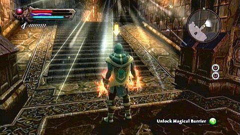 Po krótkiej rozmowie z królem, pobiegnij razem z nim do magicznej bariery - Kingdoms of Amalur Reckoning: Odarath II (5) - solucja, opis przejścia - Kingdoms of Amalur: Reckoning - poradnik do gry