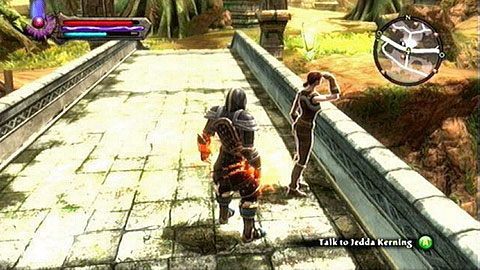 Na moście w południowej części lasu spotkasz kobietę o imieniu Jedda Kerning - Kingdoms of Amalur Reckoning: Lorca-Rane - solucja, opis przejścia - Kingdoms of Amalur: Reckoning - poradnik do gry