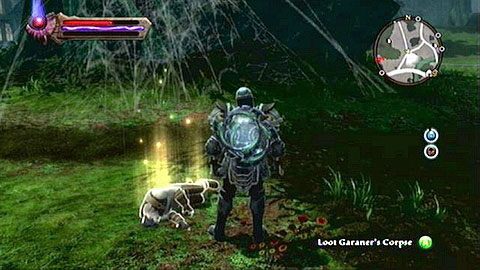 Jeśli zdecydowałeś się ocalić Bartena, na północny-zachód od wioski znajdziesz ciało Garanera M6(7) - Kingdoms of Amalur Reckoning: Webwood (1) - solucja, opis przejścia - Kingdoms of Amalur: Reckoning - poradnik do gry