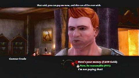 Podczas rozmowy będziesz miał do wyboru trzy opcje - Kingdoms of Amalur Reckoning: Haxhi (1) - solucja, opis przejścia - Kingdoms of Amalur: Reckoning - poradnik do gry