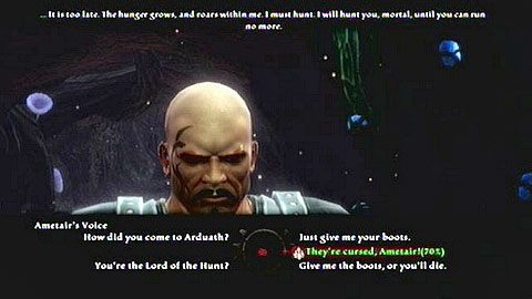 Po wejściu do środka usłyszysz głos Amataira - Kingdoms of Amalur Reckoning: Haxhi (2) - solucja, opis przejścia - Kingdoms of Amalur: Reckoning - poradnik do gry