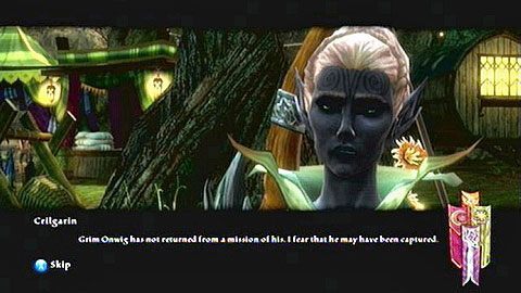 Ponownie spotkaj się z Crilgarin w Star Camp M7(10) - Kingdoms of Amalur Reckoning: Haxhi (2) - solucja, opis przejścia - Kingdoms of Amalur: Reckoning - poradnik do gry