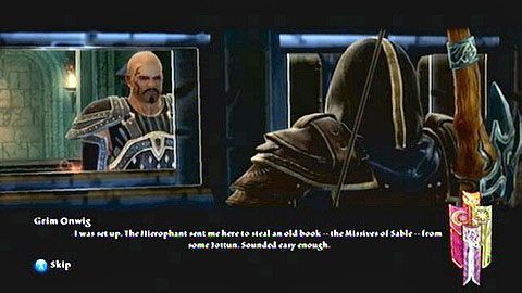 Po krótkiej rozmowie z przywódcą gnomów, wróć do Onwiga i razem opuście podziemia - Kingdoms of Amalur Reckoning: Haxhi (2) - solucja, opis przejścia - Kingdoms of Amalur: Reckoning - poradnik do gry