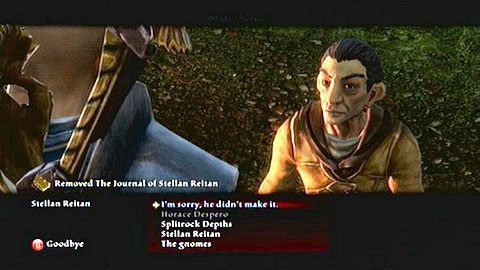 Odnieś go Stellanowi, a otrzymasz w nagrodę sporą sumkę złota - Kingdoms of Amalur Reckoning: Haxhi (2) - solucja, opis przejścia - Kingdoms of Amalur: Reckoning - poradnik do gry