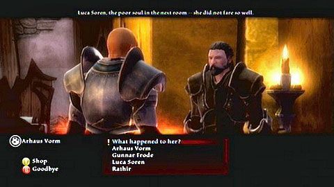 Gdy znajdziesz się w Vorm Lodge M8(4), porozmawiaj z Arhausem Vormem - Kingdoms of Amalur Reckoning: The Sidhe - solucja, opis przejścia - Kingdoms of Amalur: Reckoning - poradnik do gry