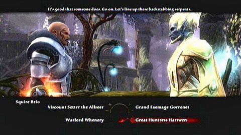 Porozmawiaj z każdą z osób i postaraj cię wyciągnąć od nich całą prawdę przy pomocy umiejętności perswazji - Kingdoms of Amalur Reckoning: Miasto Ysa (2) - solucja, opis przejścia - Kingdoms of Amalur: Reckoning - poradnik do gry