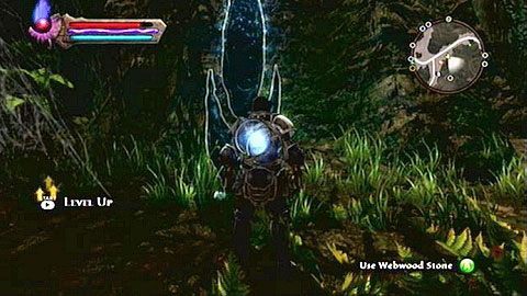 Znajdziesz go niedaleko południowej drogi prowadzącej do Haxhi - Kingdoms of Amalur Reckoning: Webwood - kamienie Lorestone, mapa - Kingdoms of Amalur: Reckoning - poradnik do gry