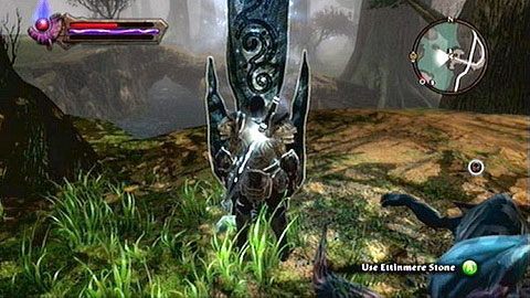 Stoi na wschodnim brzegu jeziora - Kingdoms of Amalur Reckoning: Etinmere - kamienie Lorestone, mapa - Kingdoms of Amalur: Reckoning - poradnik do gry