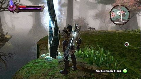 Znajdziesz go na skraju jednej z południowych wysepek - Kingdoms of Amalur Reckoning: Etinmere - kamienie Lorestone, mapa - Kingdoms of Amalur: Reckoning - poradnik do gry