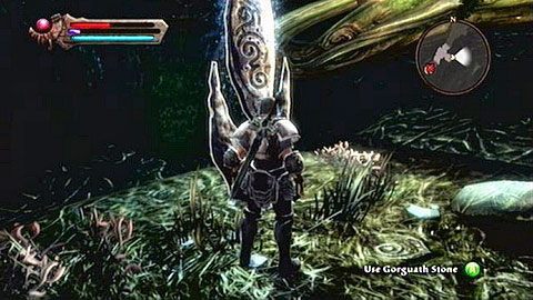 Pierwszy kamień znajdziesz zaraz na prawo od wyjścia z podziemi - Kingdoms of Amalur Reckoning: Gorguath - kamienie Lorestone, mapa - Kingdoms of Amalur: Reckoning - poradnik do gry