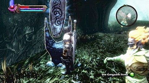 Aby zdobyć drugi głaz, na pierwszym skrzyżowaniu skręć w prawo i idź do końca tunelu - Kingdoms of Amalur Reckoning: Gorguath - kamienie Lorestone, mapa - Kingdoms of Amalur: Reckoning - poradnik do gry
