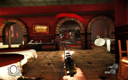 Vinnie powinien ostatecznie wznowić proces przeciągania głównej postaci, kierując się w stronę kuchni - Payback (1) | Opis przejścia The Darkness II - The Darkness II - poradnik do gry