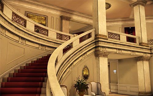 Po dostatecznym zbadaniu okolicy skorzystaj ze schodów prowadzących na piętro - The Family | Opis przejścia The Darkness II - The Darkness II - poradnik do gry