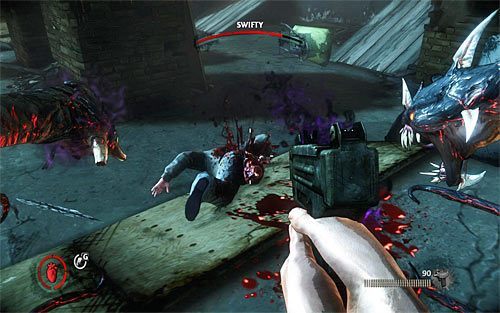 Jeżeli wolisz korzystać z macek, to wrogów możesz atakować z odległości, ciskając w nich różnorakimi przedmiotami (np - Q and A (2) | Opis przejścia The Darkness II - The Darkness II - poradnik do gry