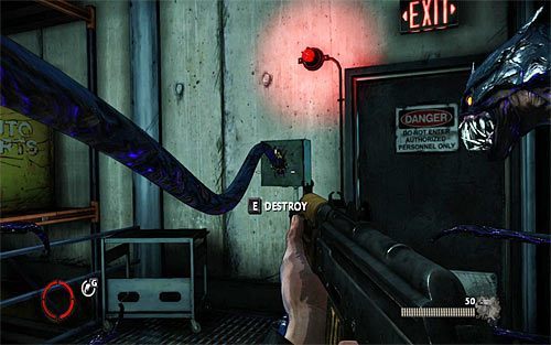 Po wygranej bitwie zajmij się tematem pożarcia serc pokonanych wrogów i następnie skorzystaj ze schodów prowadzących na balkoniki - Q and A (3) | Opis przejścia The Darkness II - The Darkness II - poradnik do gry