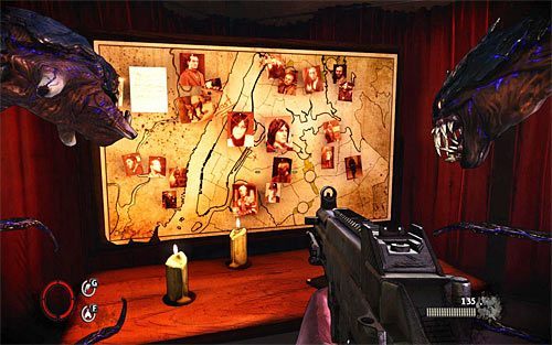 Udaj się prosto i następnie wejdź za swoim darklingiem do lewego pomieszczenia - Strong Silent Type (2) | Opis przejścia The Darkness II - The Darkness II - poradnik do gry