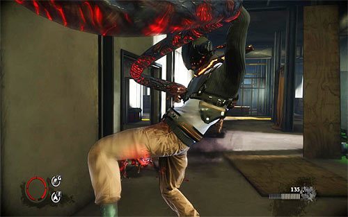 Twój cel to przedostania się na przeciwległy koniec tego piętra i na drodze staną Ci oczywiście nowe elitarne oddziały wroga - Strong Silent Type (2) | Opis przejścia The Darkness II - The Darkness II - poradnik do gry