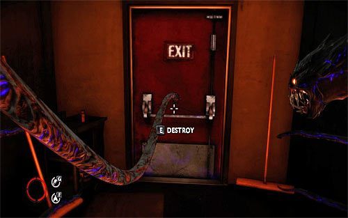 Wejdź do nowego płonącego pomieszczenia i rozpraw się z kolejną grupą przeciwników, wykonując te same rodzaje ataków co wcześniej - Deal With the Devil (1) | Opis przejścia The Darkness II - The Darkness II - poradnik do gry