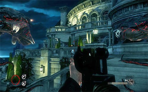 Ruszaj dalej, odnajdując amunicję i korzystając ze schodów - Home Invasion (2) | Opis przejścia The Darkness II - The Darkness II - poradnik do gry